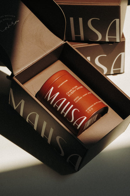 MAHSA CHAI® Caffeinated Blend | 45 Servings Classic Tin