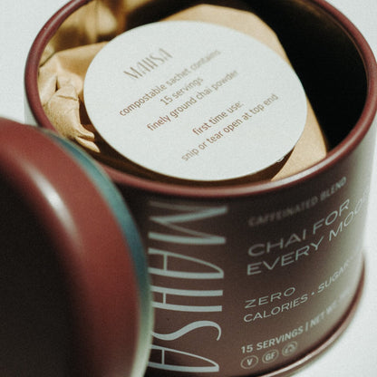 MAHSA CHAI® Caffeinated Blend | 15 Servings Mini Tin