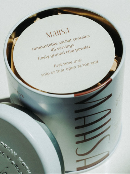 MAHSA CHAI® Caffeine-Free Blend | 45 Servings Classic Tin - MAHSA CHAI 