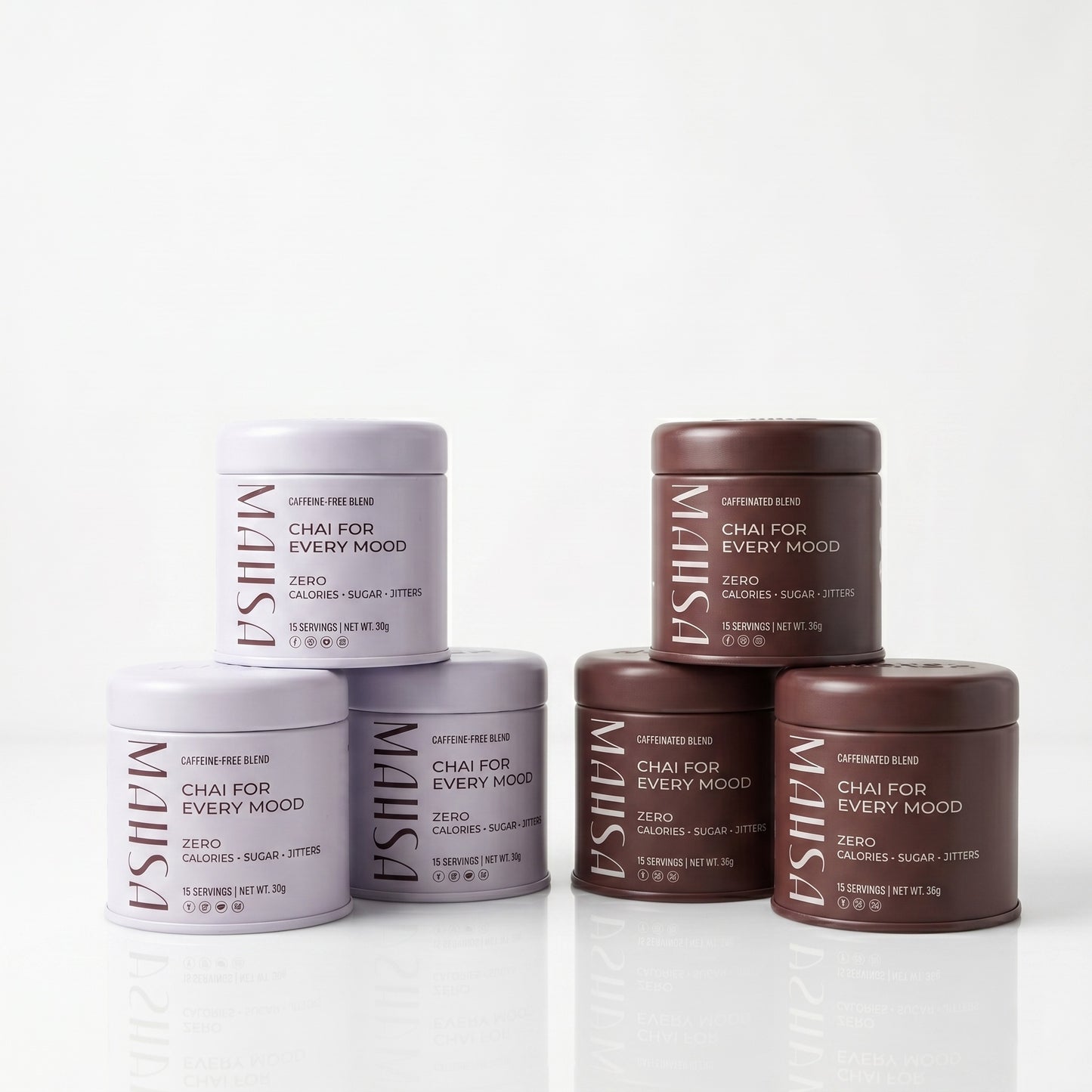 NEW! MAHSA CHAI® Caffeine-Free Blend | 15 Servings Mini Tin - MAHSA CHAI 